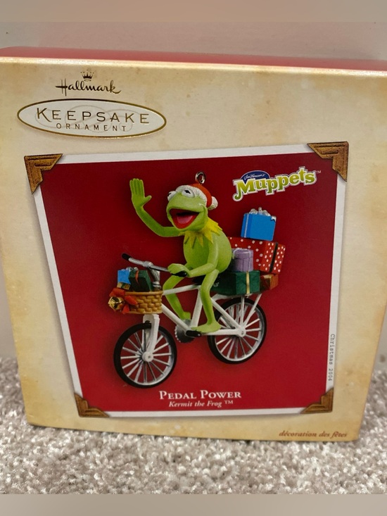 Other - Hallmark Keepsake Ornament Muppets Henson Kermit the Frog Pedal Power 2004 New